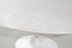 Eero Saarinen Oval Tulip Dining Table Marble Knoll International