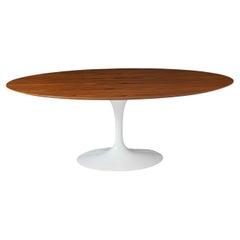 Eero Saarinen Oval Walnut Dining Table for Knoll