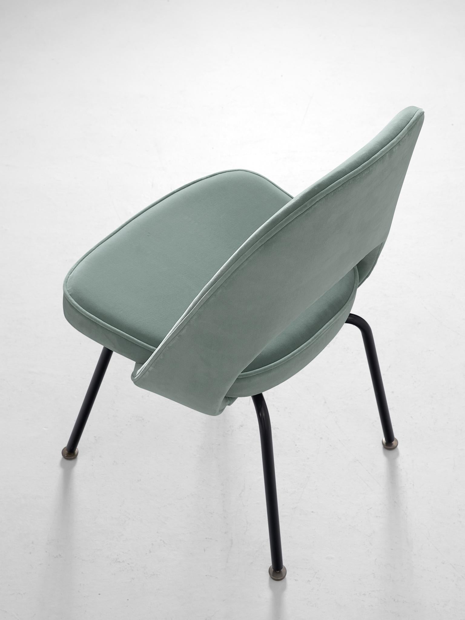 Mid-20th Century Eero Saarinen Set of Eight Customized Dining Chairs