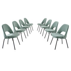 Eero Saarinen Set of Eight Customized Dining Chairs