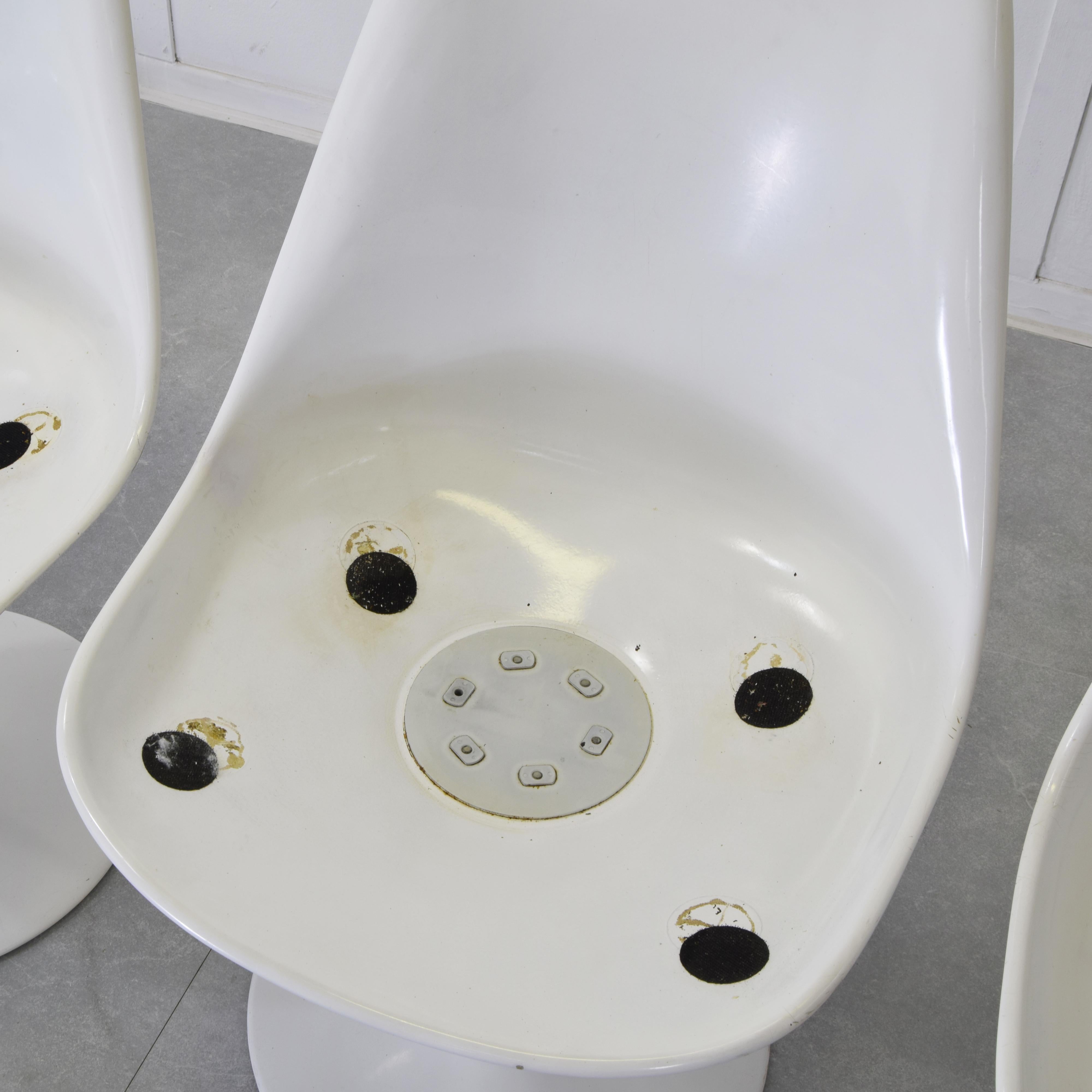 Set di quattro sedie Tulip di Eero Saarinen anni '70 in vendita 4