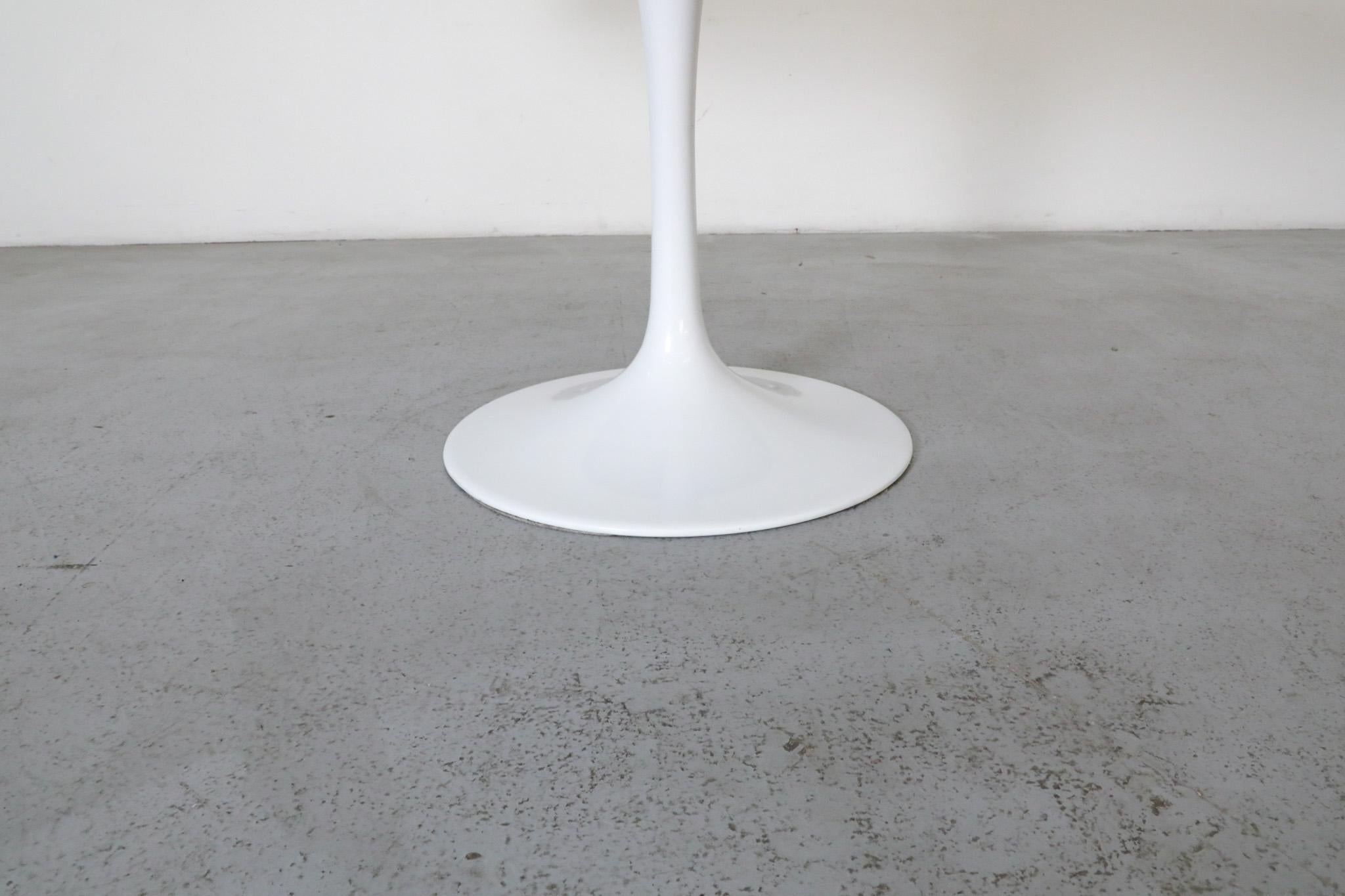 Eero Saarinen Style Marble Dining Table with White Tulip Base by France & Sons 3