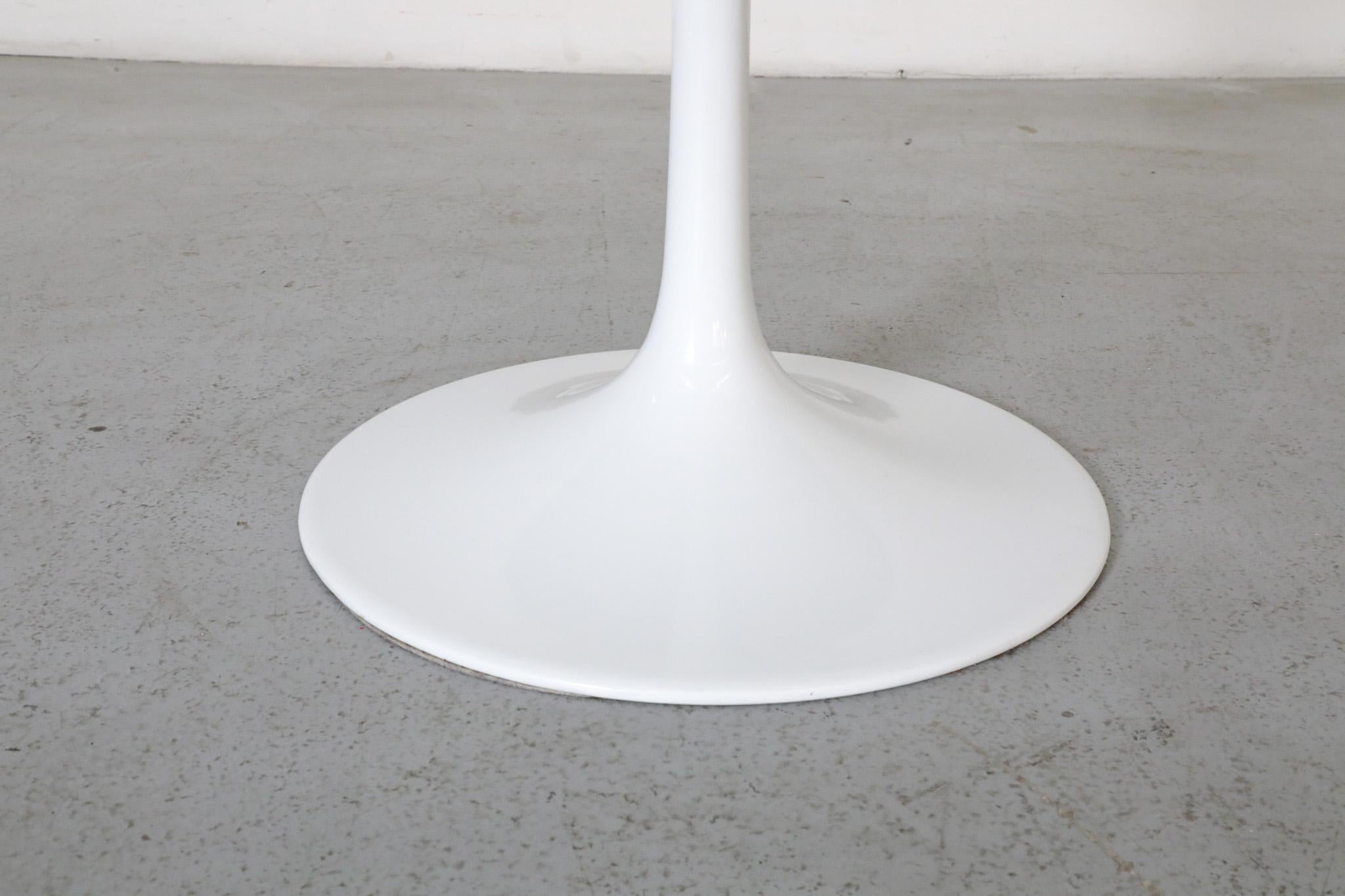 Eero Saarinen Style Marble Dining Table with White Tulip Base by France & Sons 4