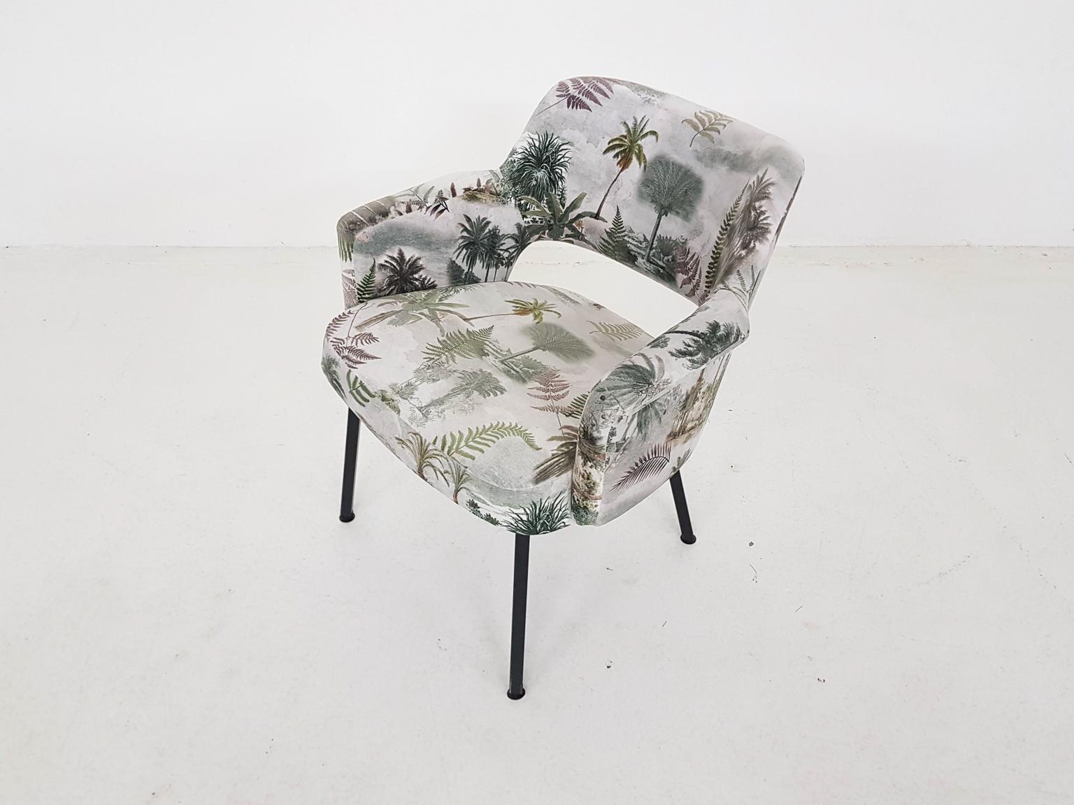 Bohemian Midcentury Club or Armchair, The Netherlands, 1950s