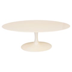 Vintage Eero Saarinen Style Oval Tulip Table