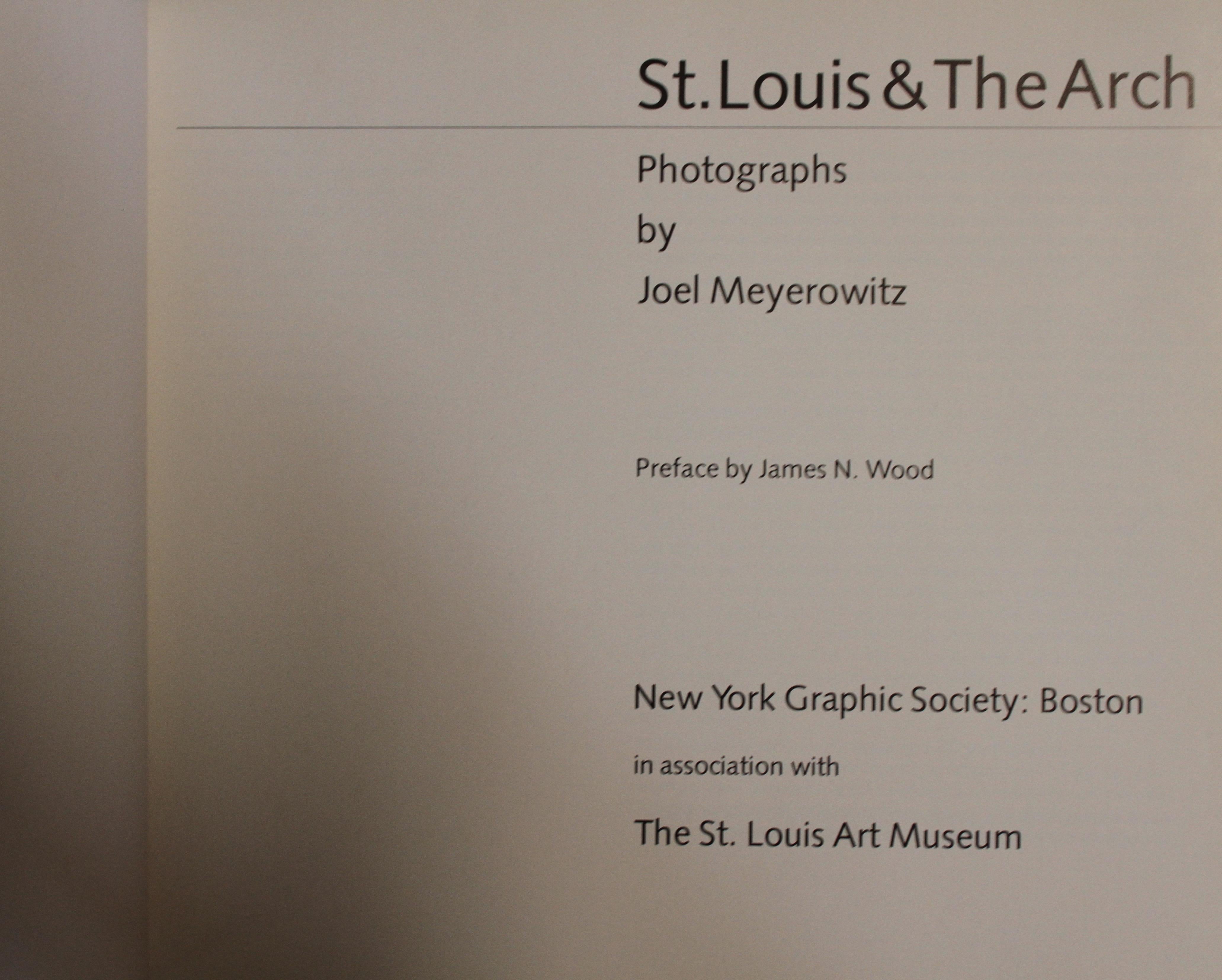 Eero Saarinen The Arch 'from St. Louis & the Arch' Photograph by Joel Meyerowitz For Sale 3