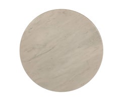 Tavolo da pranzo rotondo in marmo di Carrara Eero Saarinen Tulip, Knoll International 164