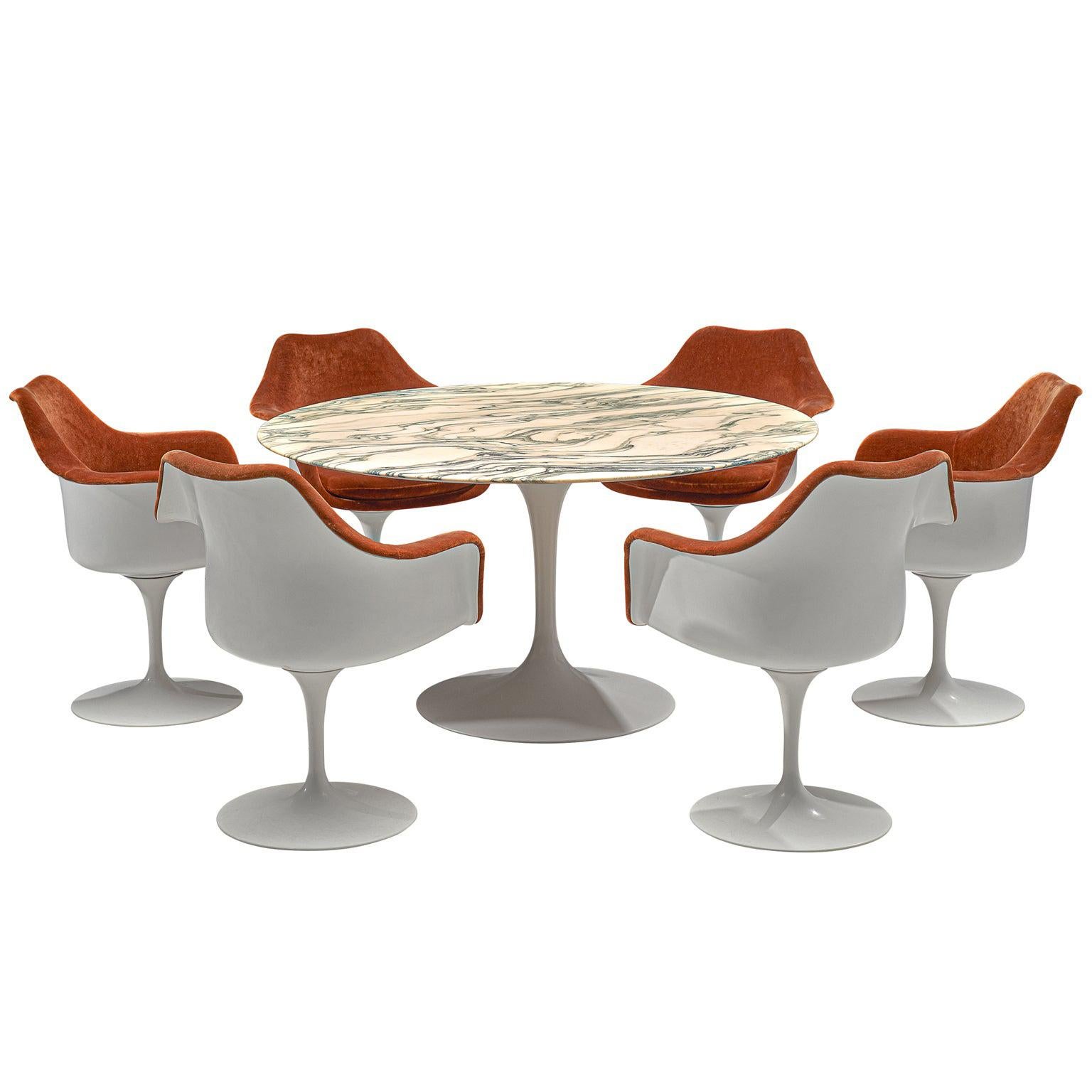 Eero Saarinen 'Tulip' Dining Set for Knoll
