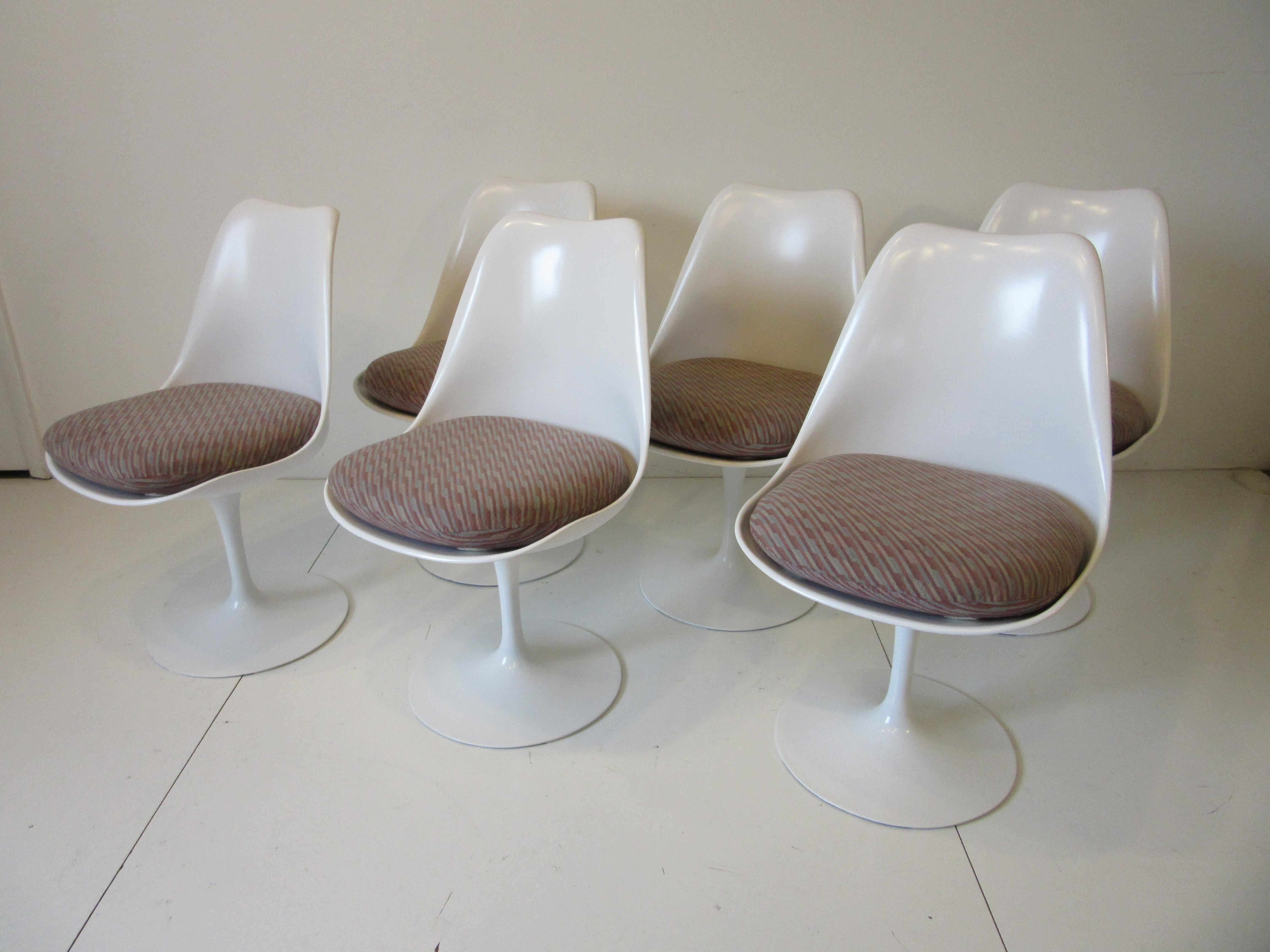 Eero Saarinen Tulip Side Chairs for Knoll 6