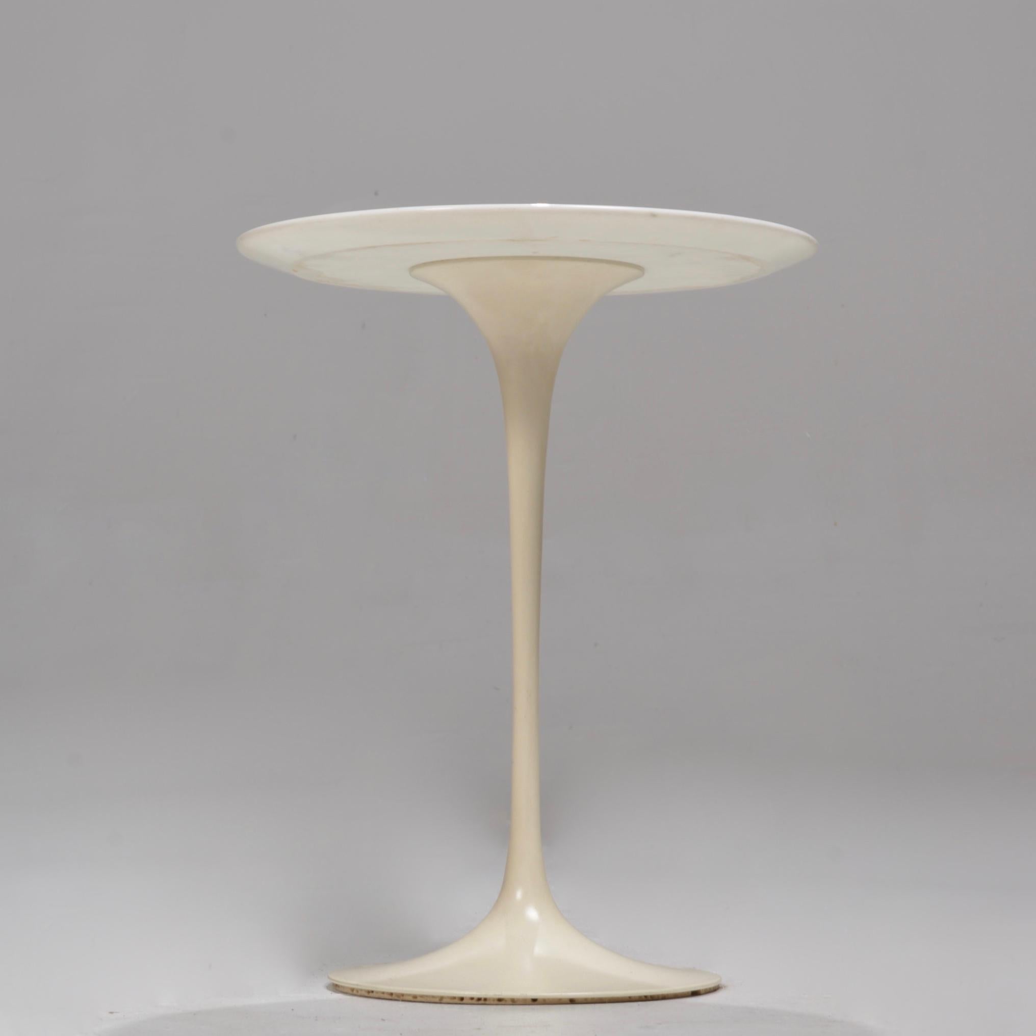 American Eero Saarinen Tulip Side Table for Knoll