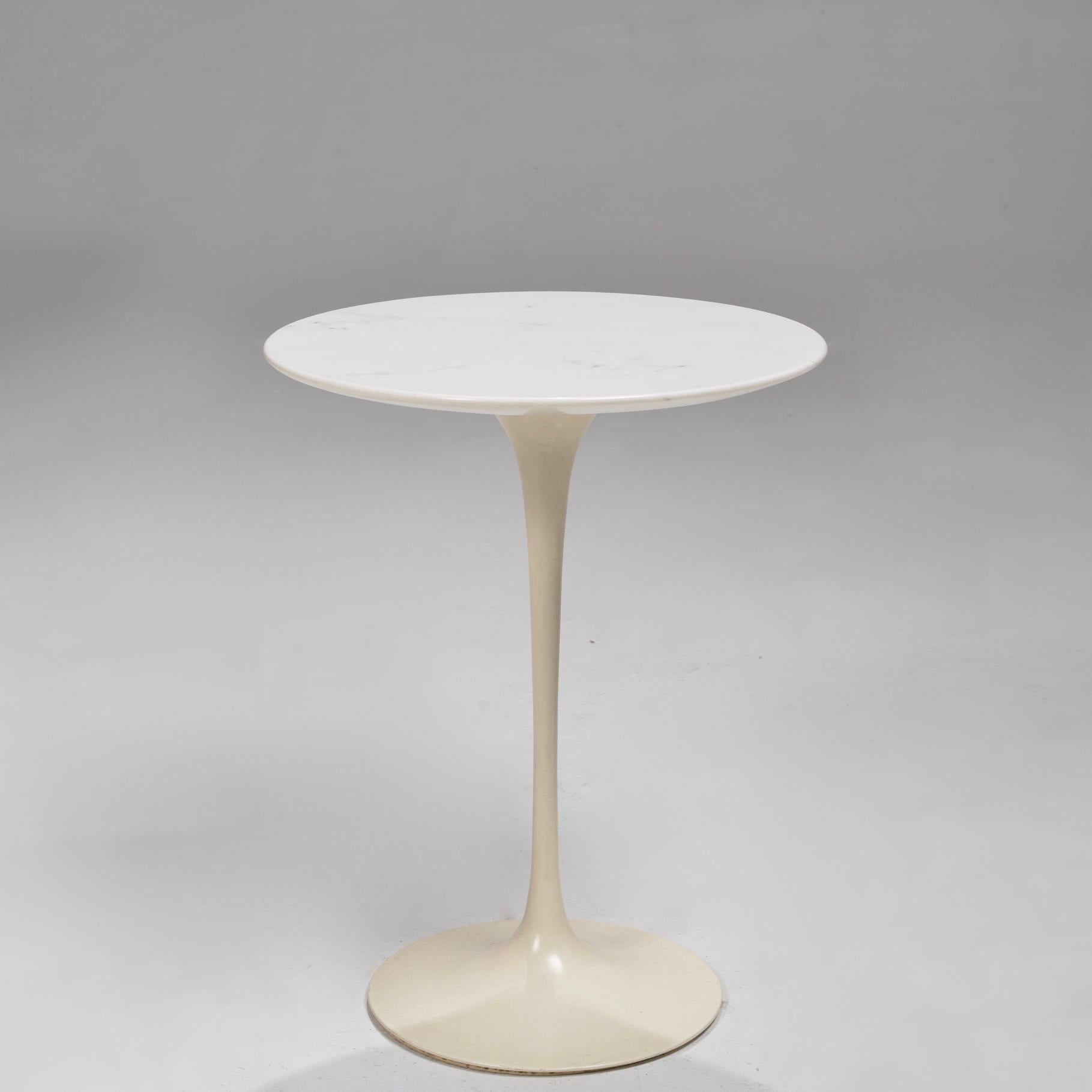 Enameled Eero Saarinen Tulip Side Table for Knoll