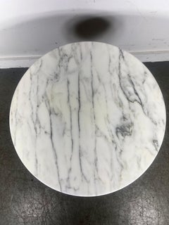 Eero Saarinen Tulip Side Table for Knoll in Breccia Marble.. Classic Modern