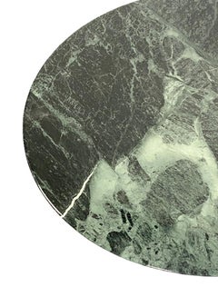 Eero Saarinen Tulip Side Table for Knoll in Verdi Alpi Marble