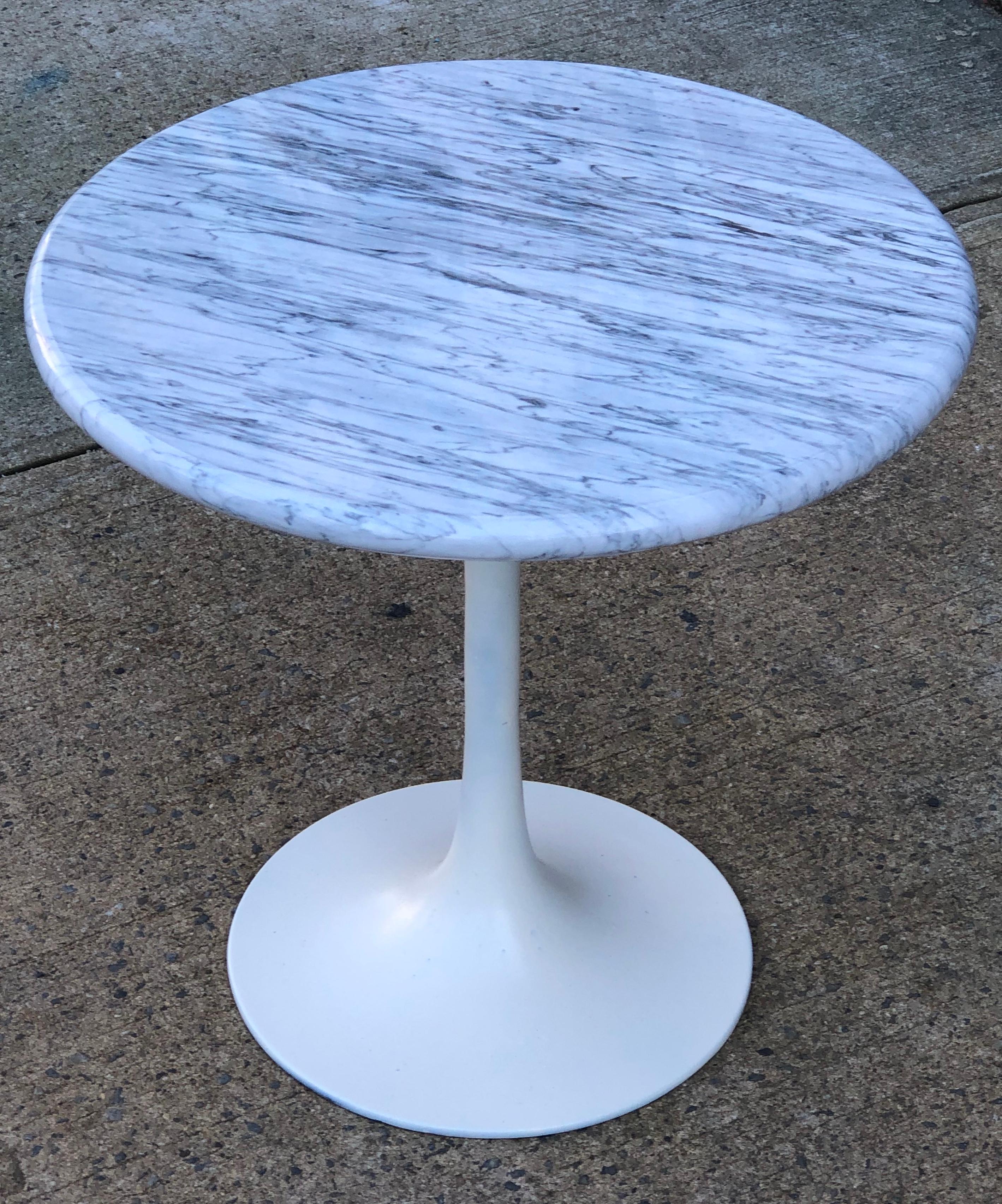 tulip style side table