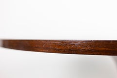 Eero Saarinen, “Tulip Table” in Rosewood and Brushed Aluminum, 1956