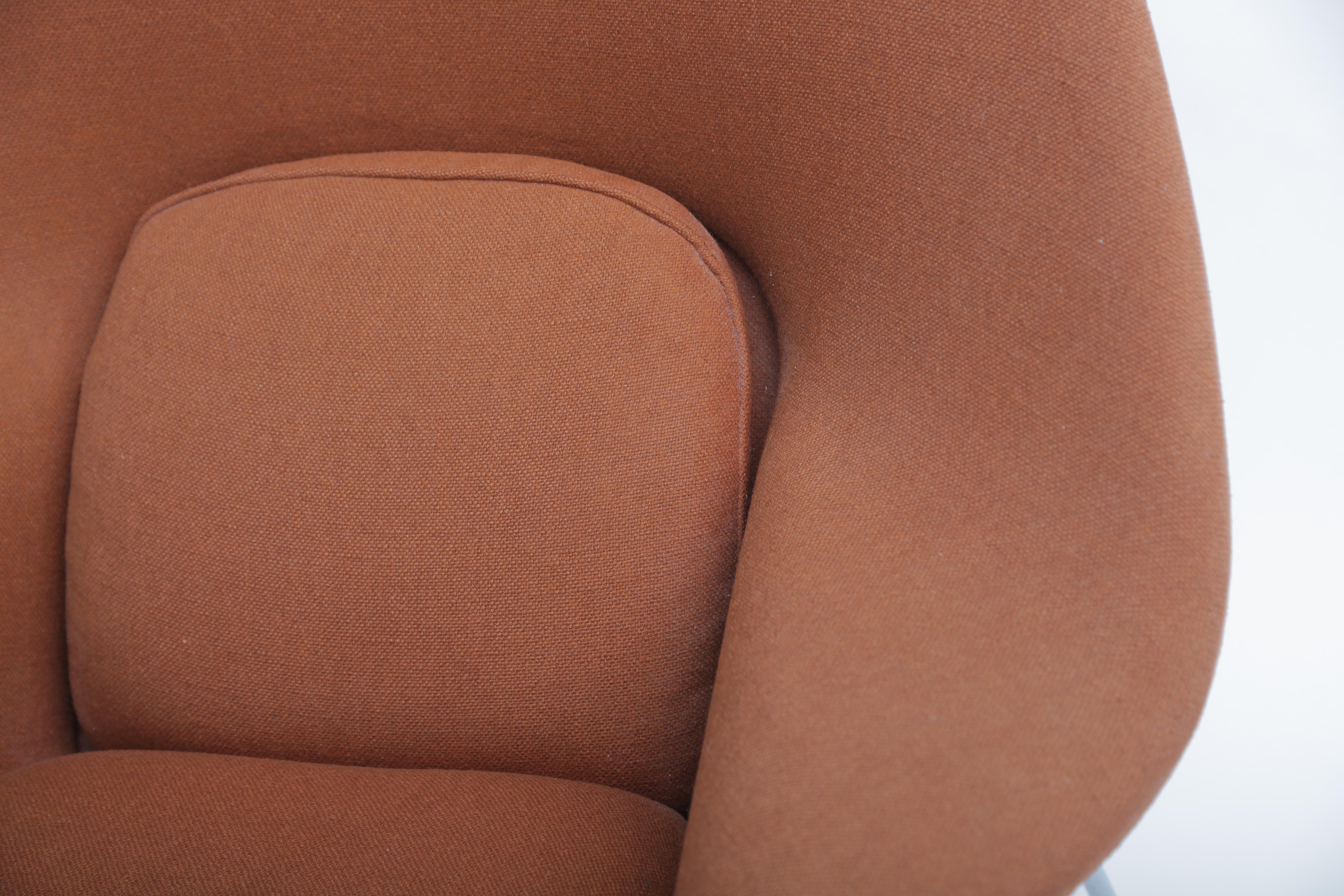 Upholstery Eero Saarinen Womb Chair and Ottoman