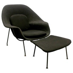 Fauteuil et repose-pieds Eero Saarinen, Knoll, États-Unis, années 1950-1960