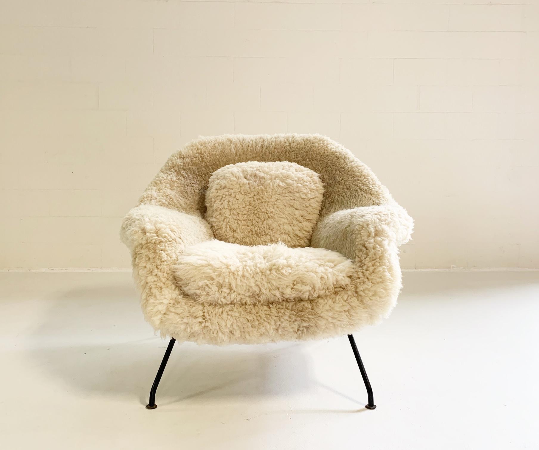 sheepskin womb chair