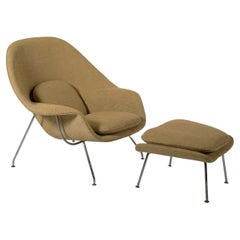 Eero Saarinen Womb Chair + Ottoman for Knoll