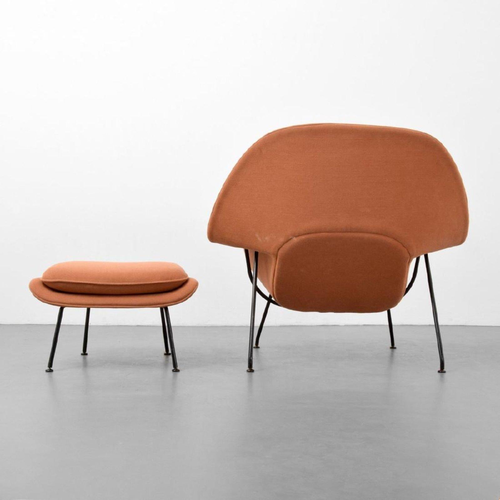 Magnifique fauteuil-utérus en état d'origine par Saarinen.