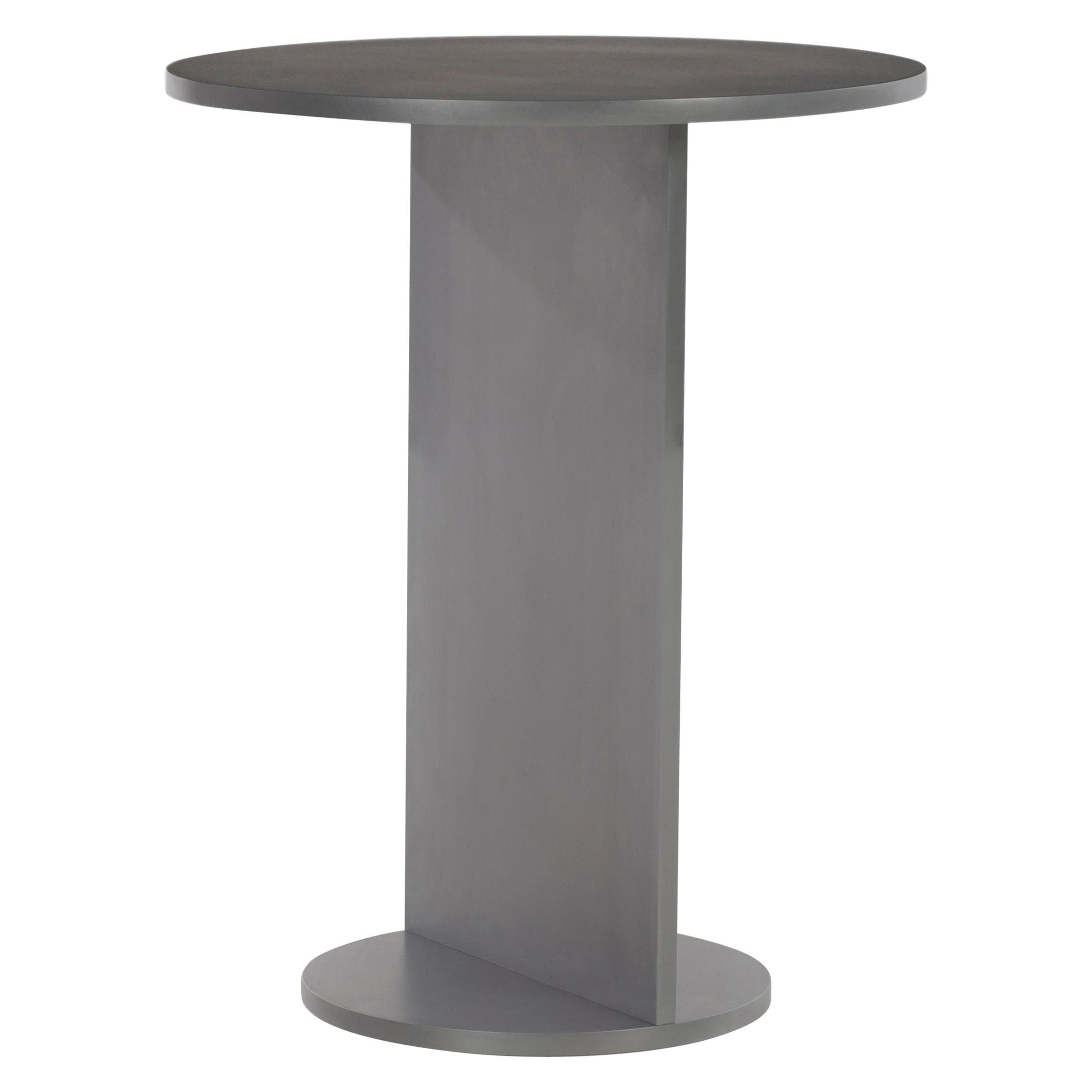 Table Eero en plaque d'aluminium polie à la cire de Jonathan Nesci en vente