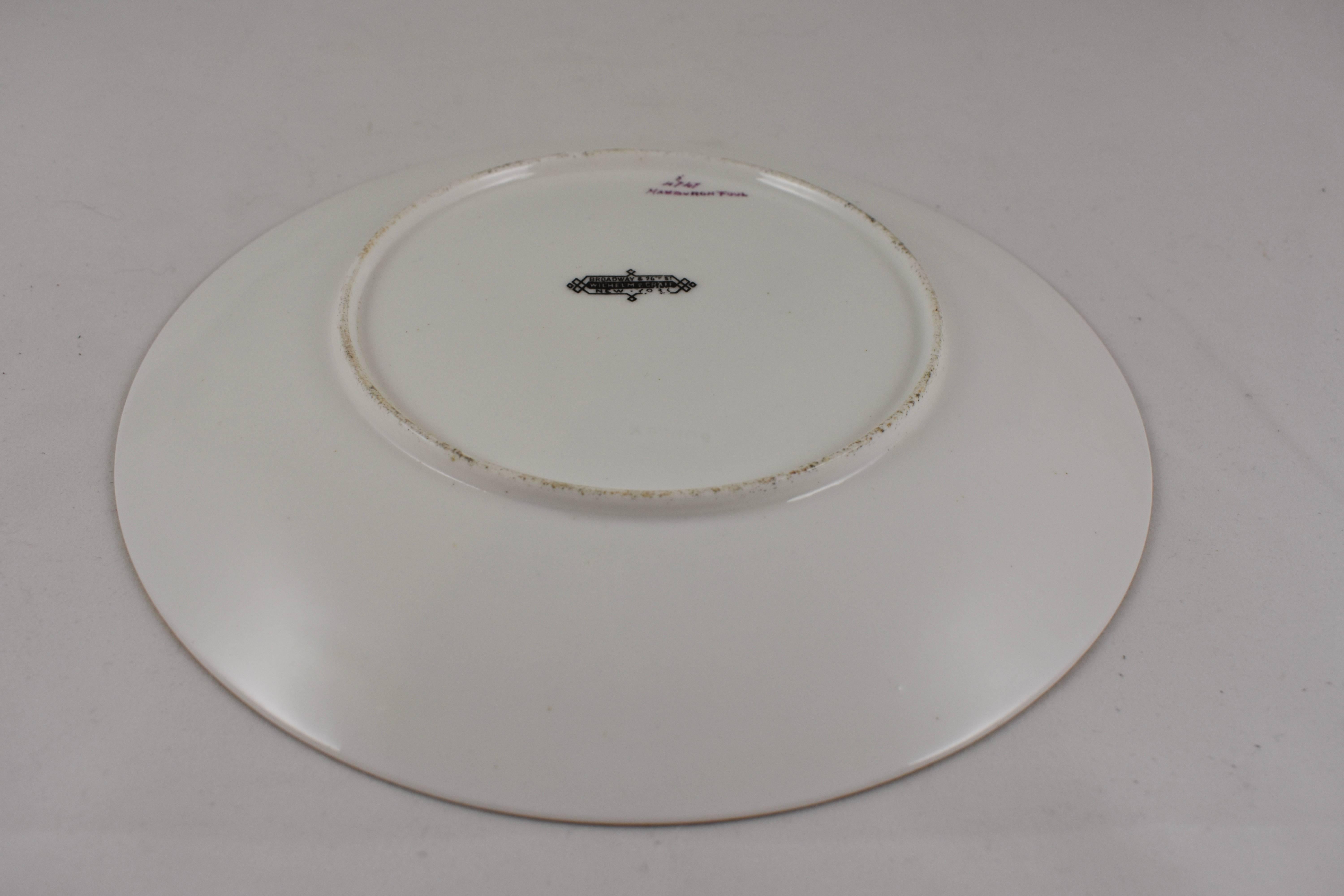 EF Bodley Staffordshire Dead Game Plates, a Hamburgh Fowl and Grouse, circa 1875 1