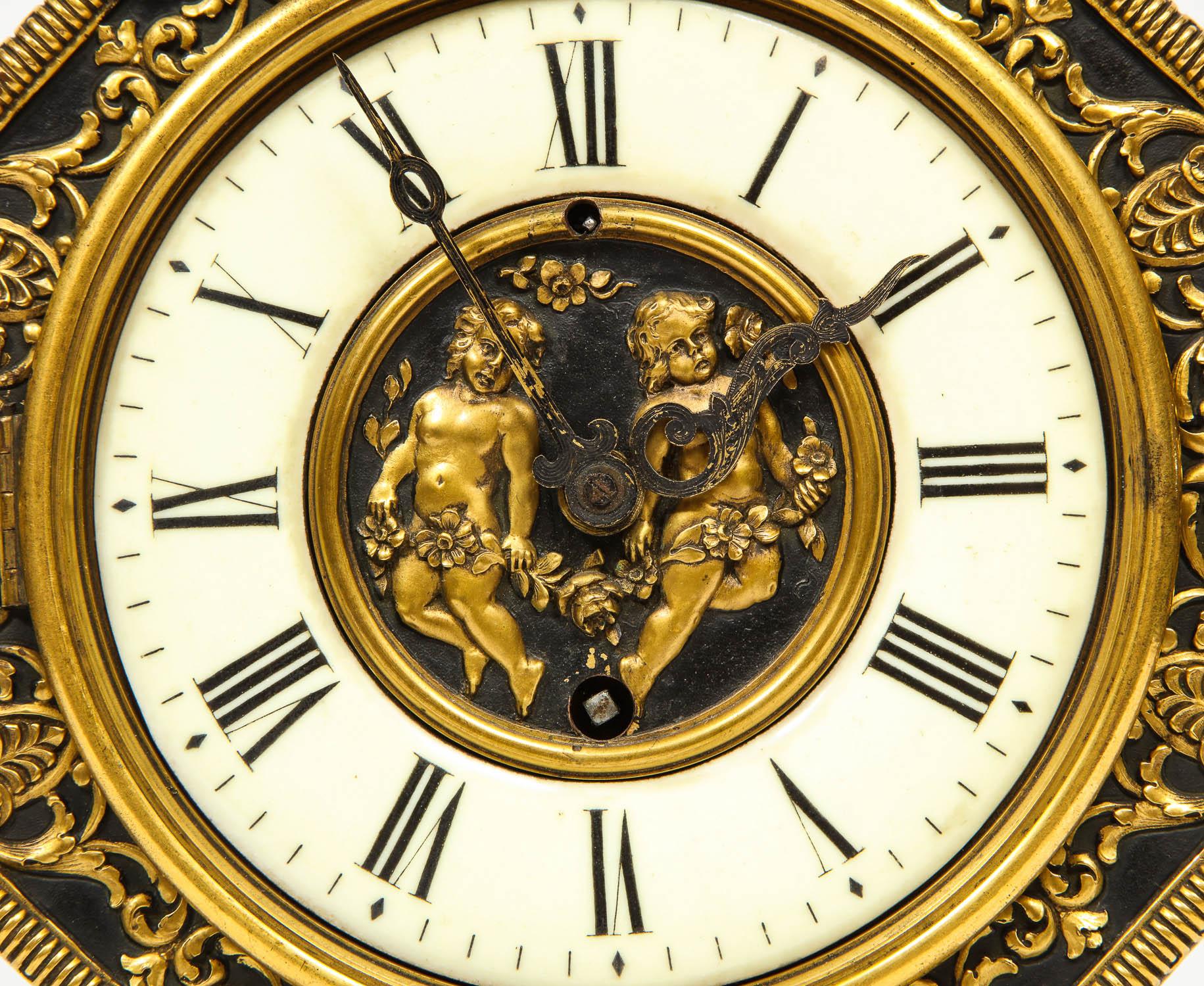 E.F. Caldwell & Co., an American Gilt and Patinated Bronze Clock 1