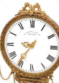 E.F. Caldwell Neoclassical Desk Clock