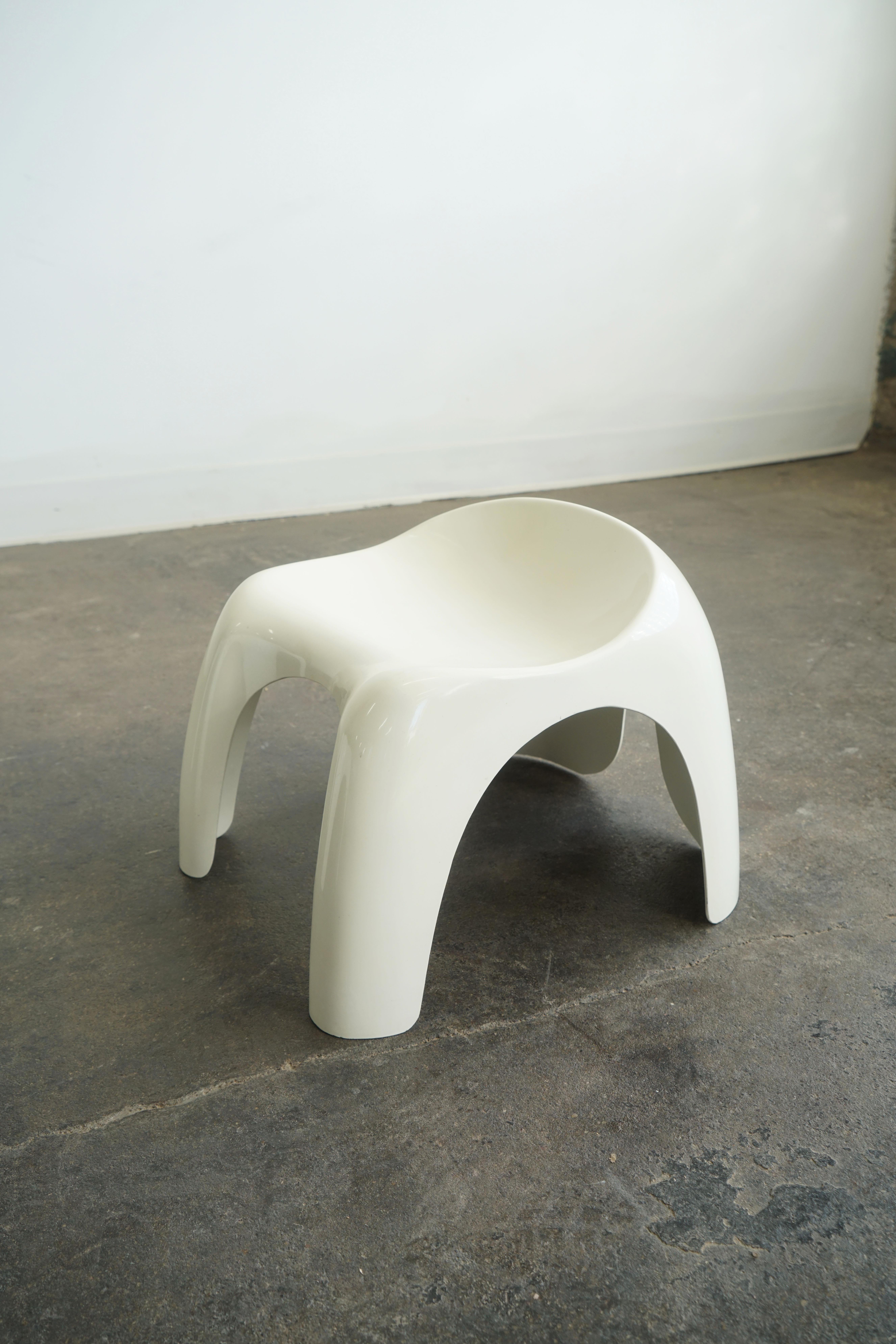 Efebo Stacking Stool by Stacy Dukes for Artemide, Italy post modern, 4 avail In Good Condition For Sale In Chicago, IL