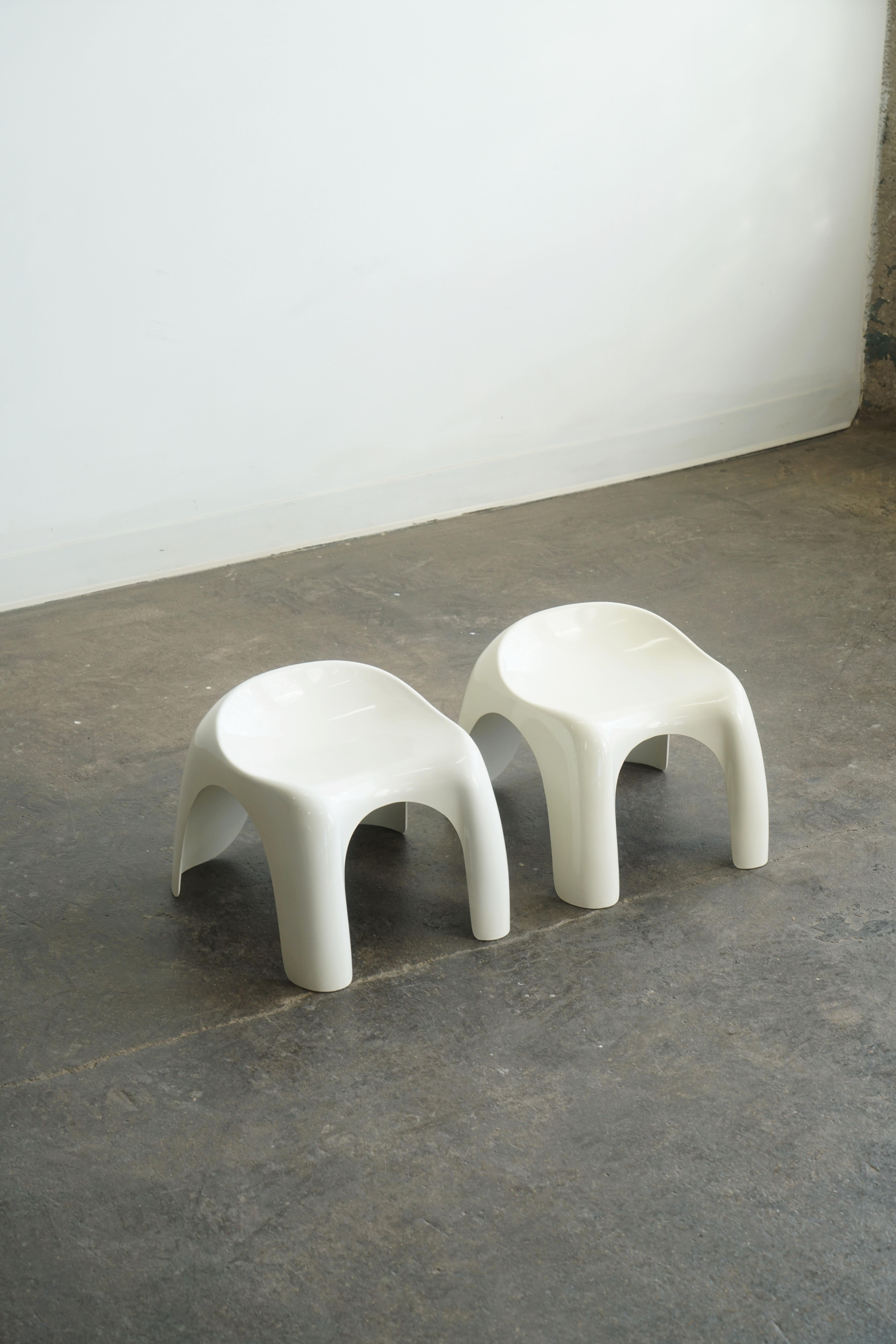Italian Efebo Stacking Stool by Stacy Dukes for Artemide, Italy post modern, 4 avail For Sale