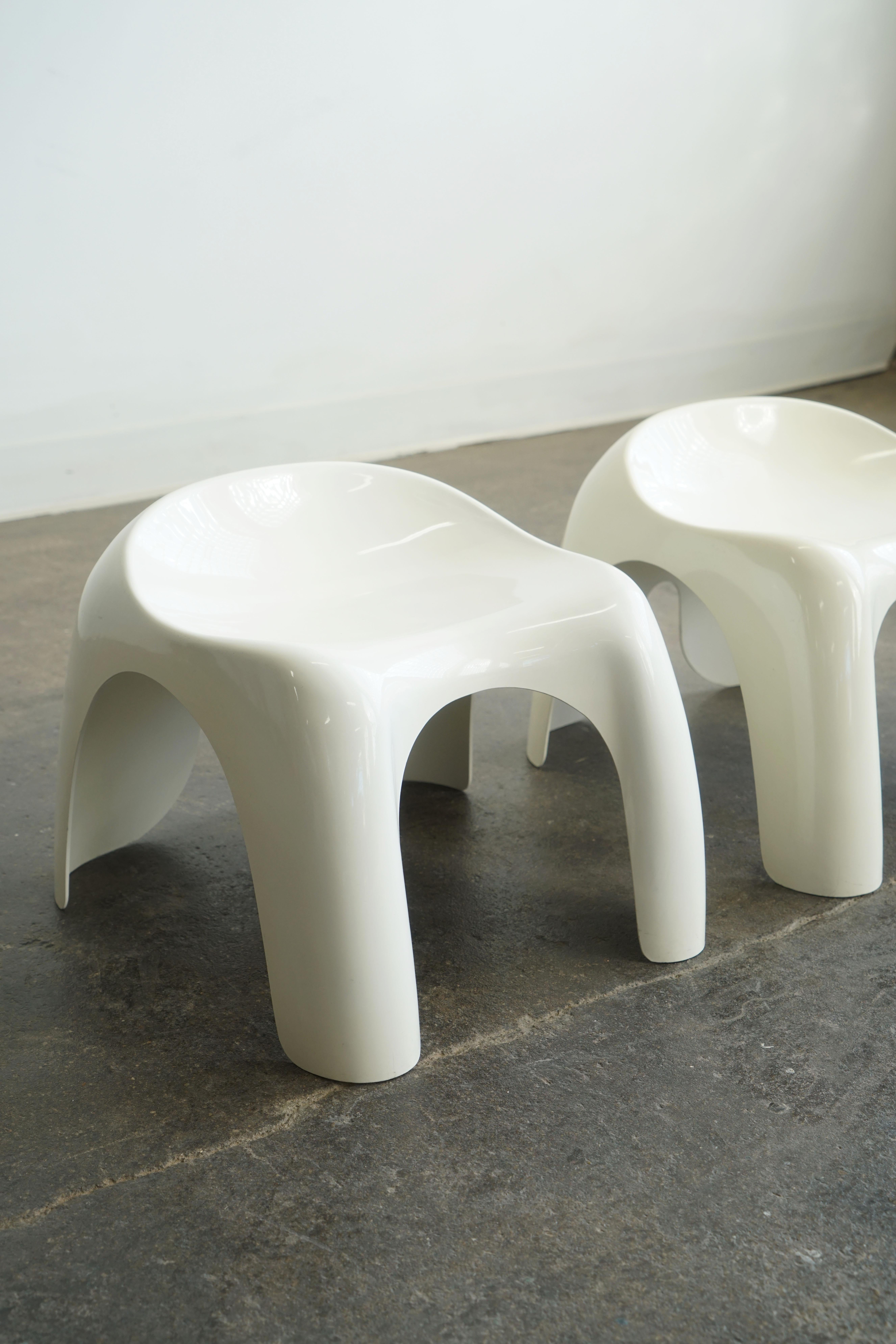Efebo Stacking Stool by Stacy Dukes for Artemide, Italy post modern, 4 avail In Good Condition For Sale In Chicago, IL