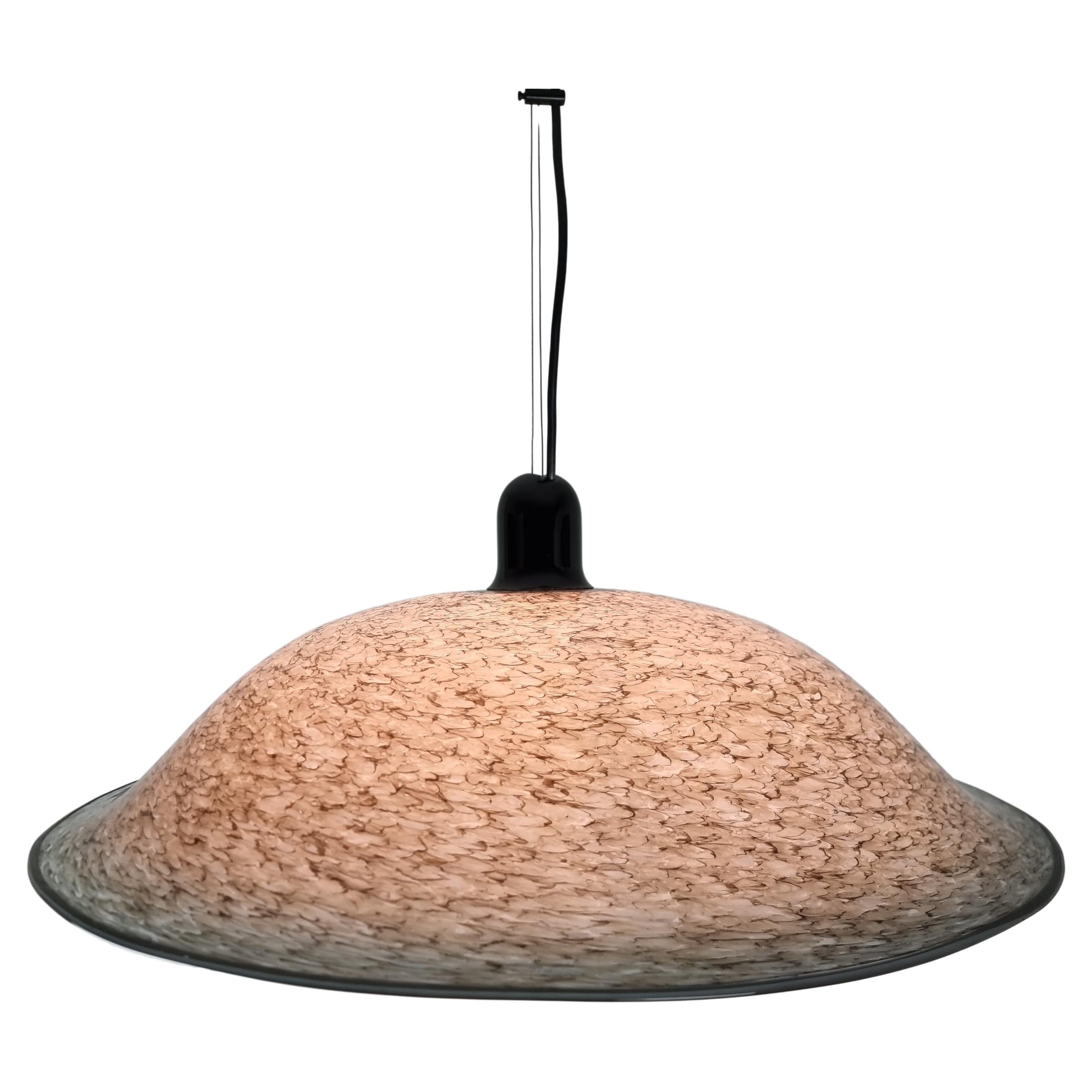 Effetre International Murano Ceiling Pendant Lamp Lino Tagliapietra Memphis Era For Sale