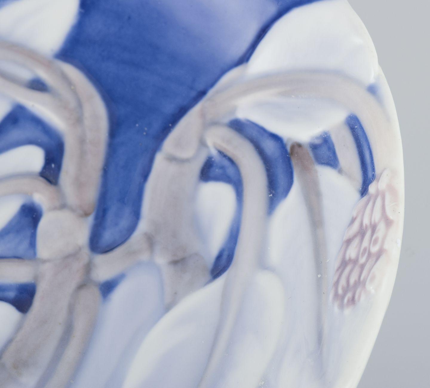 Danois Effie Hegermann-Lindencrone pour Bing & Grøndahl. Bol en porcelaine Art Nouveau. en vente