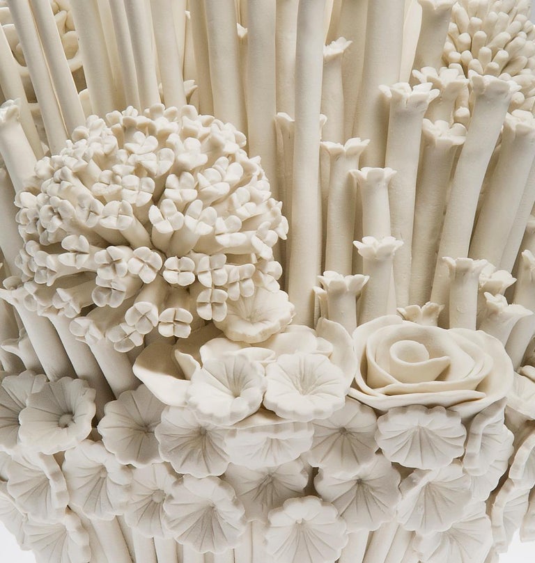 Efflorescence III, a Unique Porcelain Floral Sculpture by Vanessa Hogge ...
