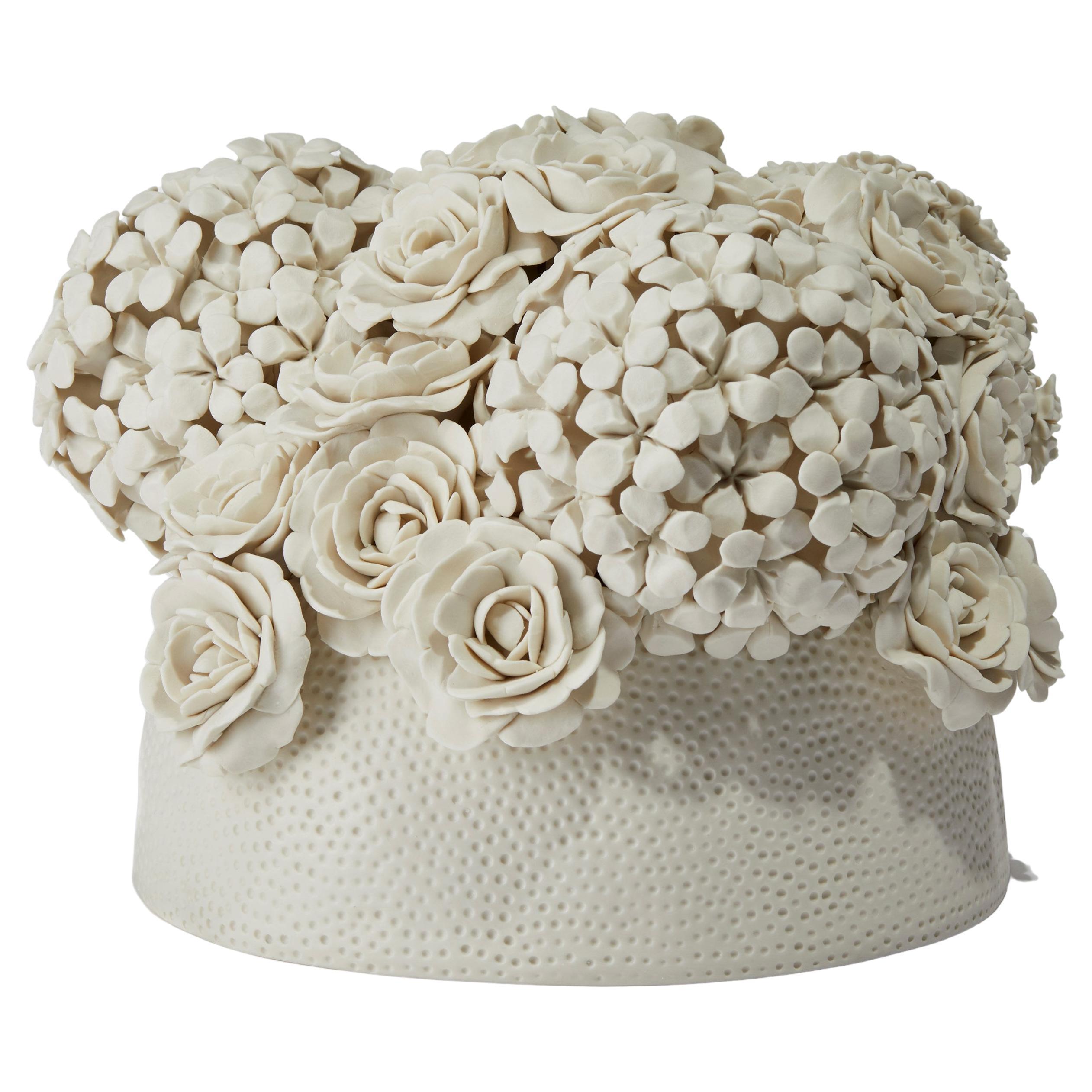 Efflorescence IV, Porcelain Floral Sculpture & Centrepiece by Vanessa Hogge