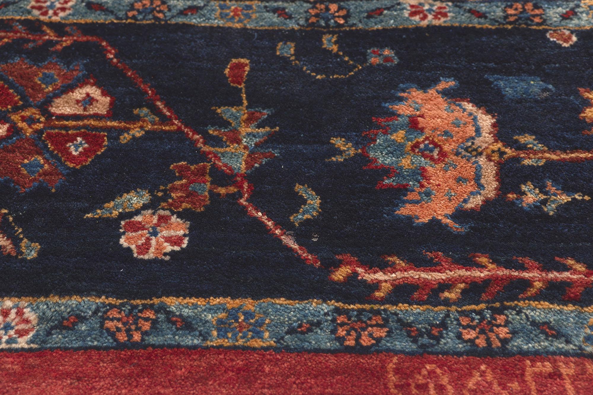  Effortlessly Inviting and Versatile Vintage Persian Gabbeh Rug In Good Condition For Sale In Dallas, TX