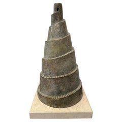 Sculpture « Efforts Reward » en bronze avec base en pierre de Manuela Zervudachi, 2007 