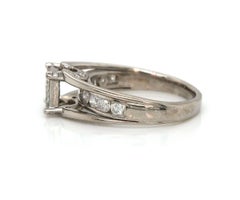 Effy 1.25ctw Diamond Invisible Set Center Channel Set Engagement Bridal Set Ring