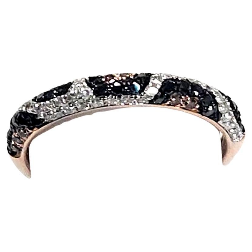 Effy - Bague en or rose 14 carats avec diamants multicolores en vente