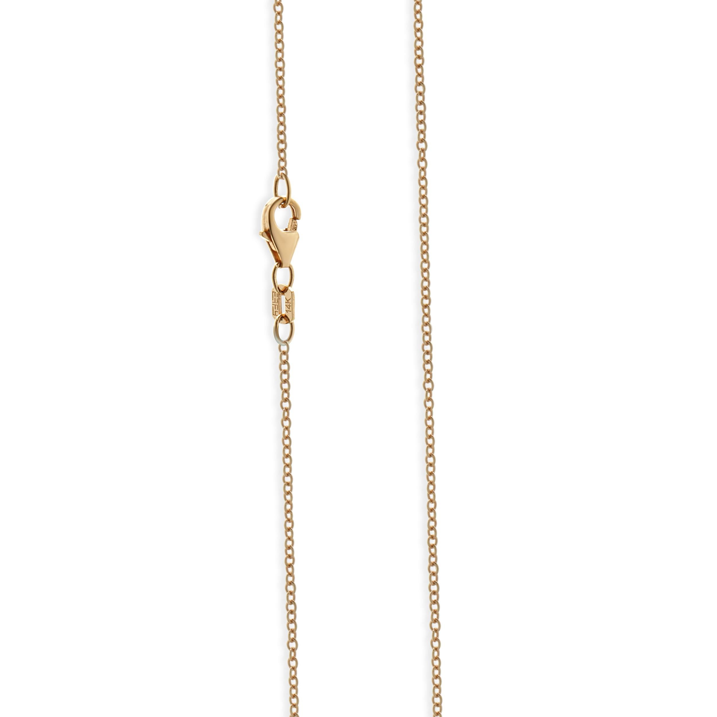 Effy 14 Karat Rose Gold Pink Opal and Diamond Heart Necklace In Excellent Condition For Sale In Scottsdale, AZ