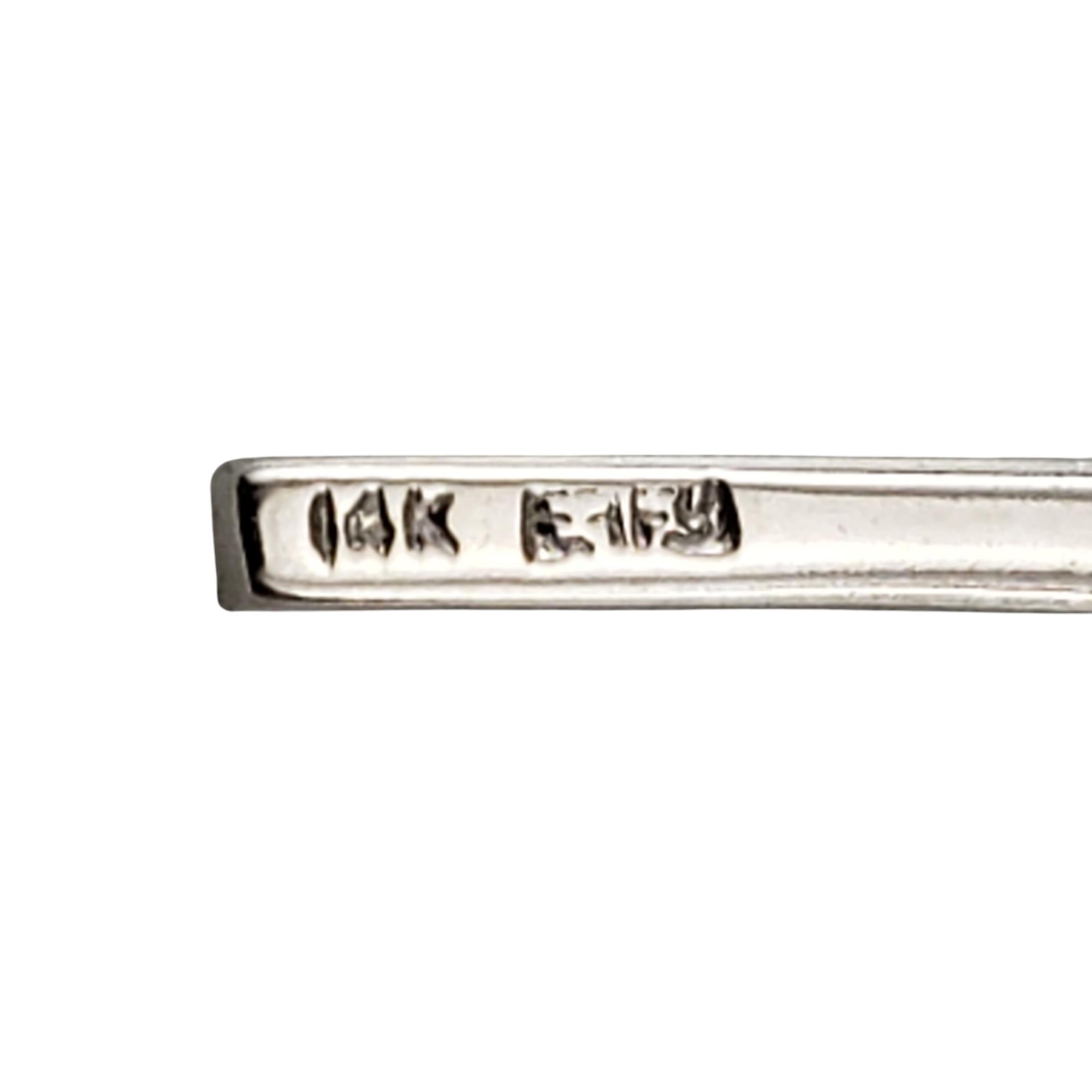 Donna Ciondolo a croce con diamante in oro bianco di Effy 14 carati #20599 in vendita