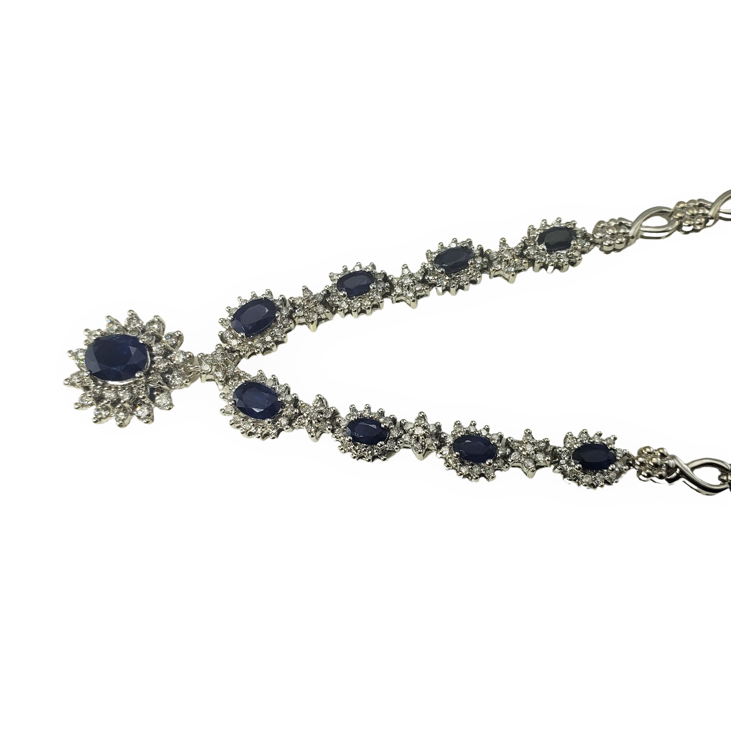 effy sapphire and diamond necklace