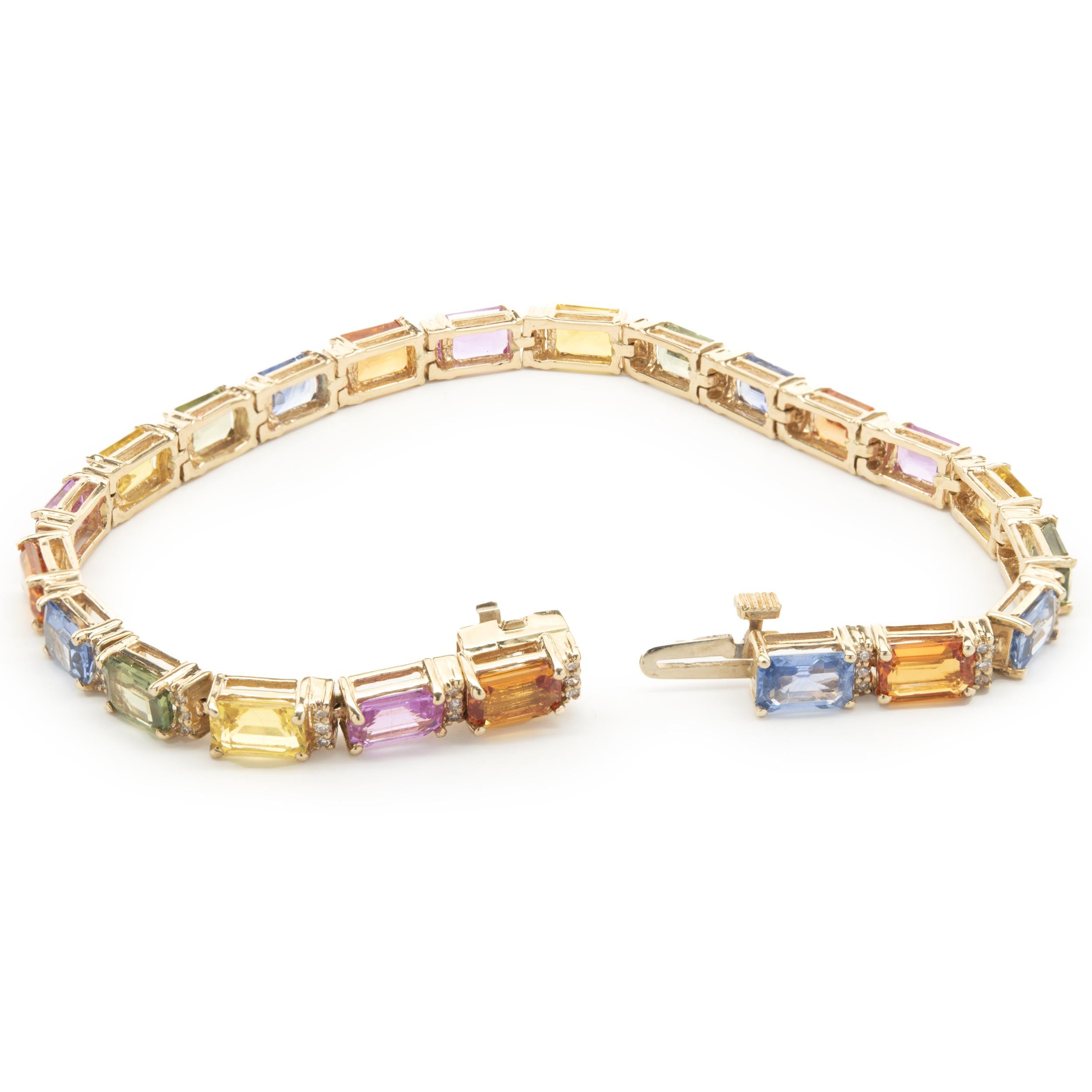 effy multi gemstone bracelet