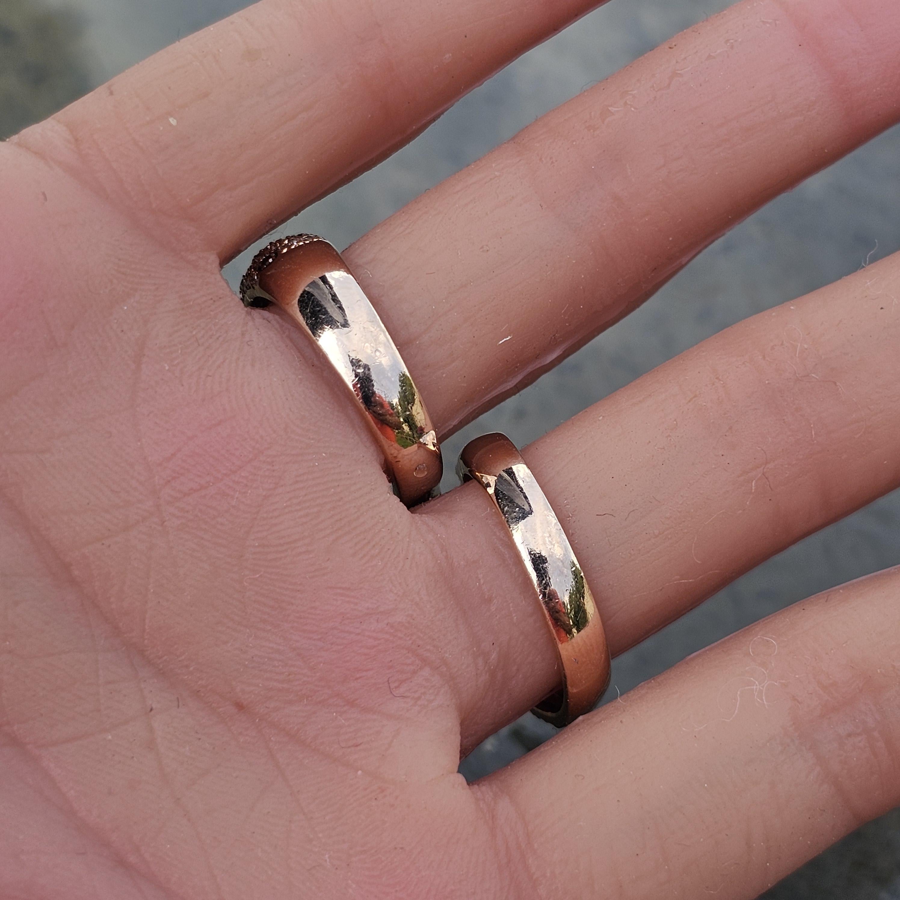 De las mujeres Effy Anillo Esmeralda Diamante Pantera Doble Dedo Oro Rosa 14k sz 7 en venta