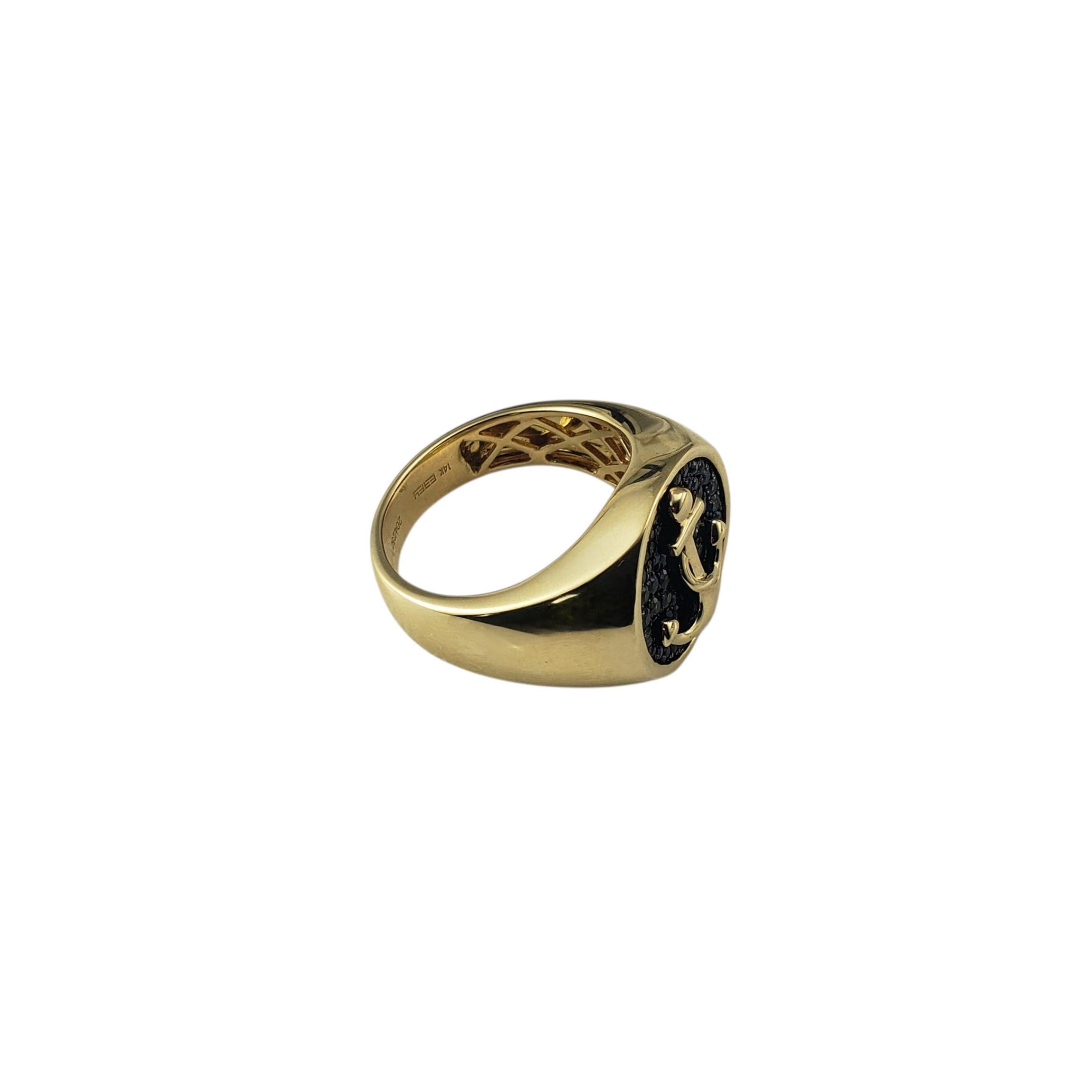 Effy Bague en or jaune 14K et saphir Taille 10 #22560 Bon état - En vente à Washington Depot, CT