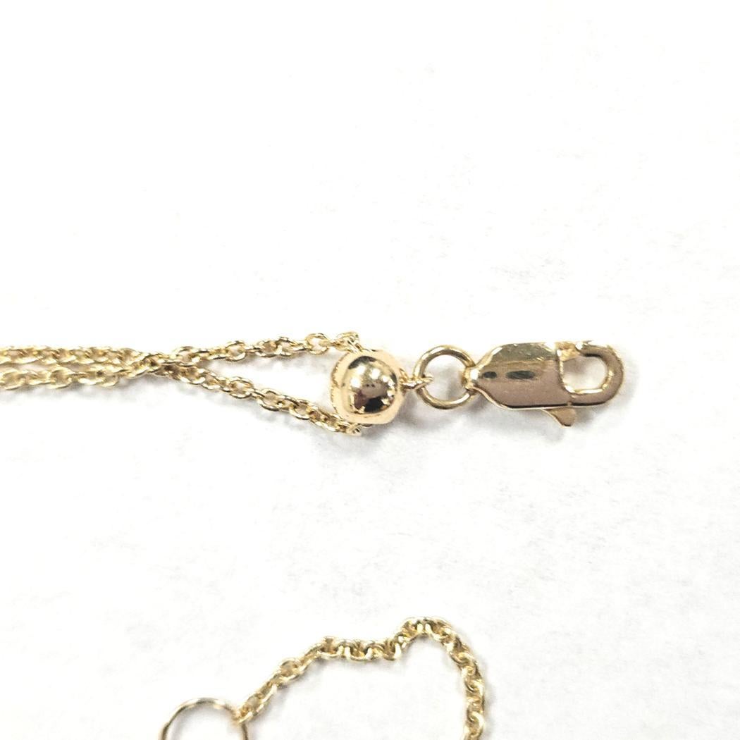 Effy - Collier mauvais oeil en or jaune 14k avec ébène, diamants et onyx noir en vente 1