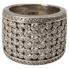 Effy 2 Carat Diamond 14k White Gold Dome Cocktail Ring