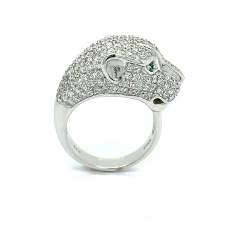 anello pantera diamanti