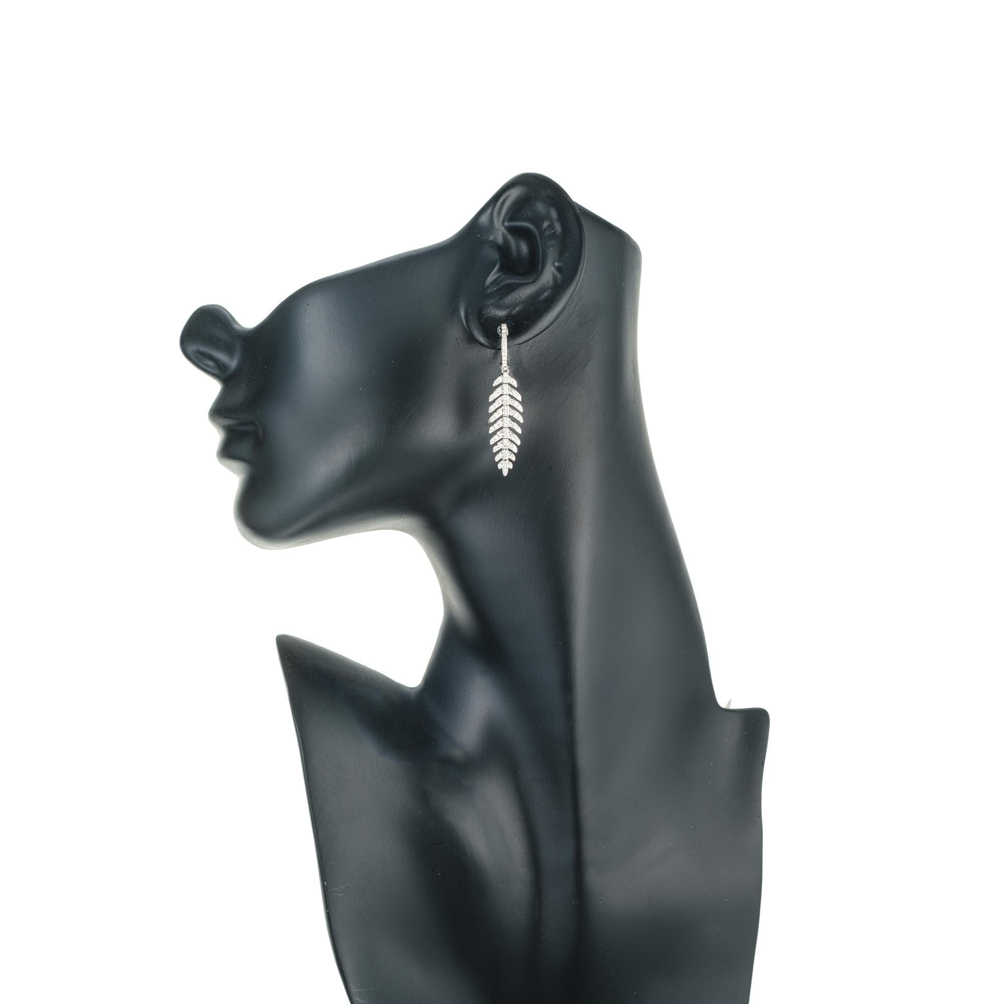 effy diamond drop earrings