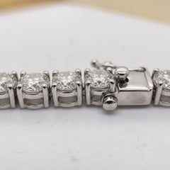 EFFY 9 Carat Diamond 14k White Gold Tennis Bracelet